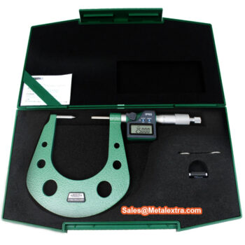 INSIZE Digital Disc Brake Micrometer 3588 (Data out, Grad: 0.001mm) Water Resistant IP 65, Accuracy; ±4μm, Range; 7.6mm - ≤50mm - Image 3