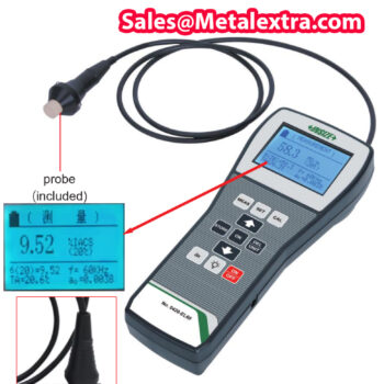 Alternative view of INSIZE Eddy Current Conductivity Tester 0420-EL60 Rechargeable (Electric current on-ferromagnetic metals or alloys) Range: 0.3MS/m~65MS/m or 0.51%IACS~112%IACS