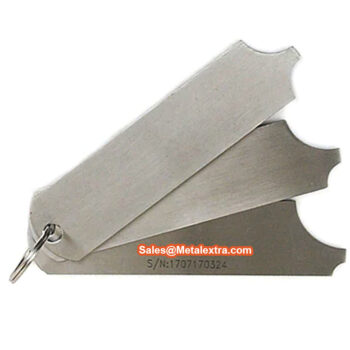 Alternative view of INSIZE Fillet Welding Gauge 4847-1 (Stainless Steel Ruler, Res; 1mm) Accuracy; ±0.5mm, Range; 4, 6, 8,10, 12, 14mm