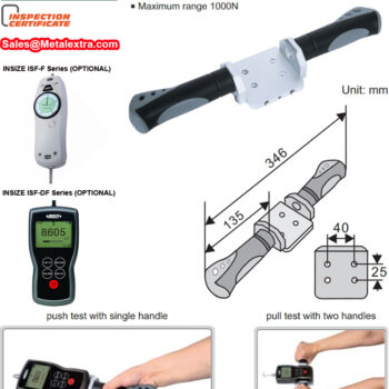 Alternative view of INSIZE Force Gauge Handle ISF-DFAT1 Series For Manual/Muscle Fitness Test load max 1000N