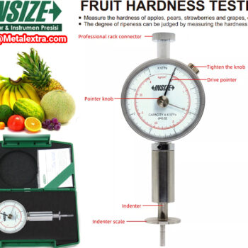 INSIZE Fruit Hardness Tester & Durometer 9643-4 (Graduation; 0.02×105Pa / 0.02kg/cm2) Range; 0.5-4×105Pa (0.5-4kg/cm2) - Image 6