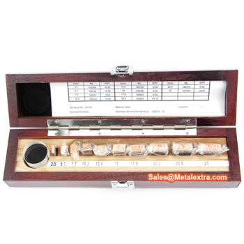 INSIZE Gage Block Set for Micrometer Inspection 4107 (ISO3650 grade 0) Range: 0-25mm, 25-50mm, 50-75mm, 75-100mm - Image 8