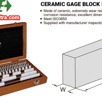 Alternative view of INSIZE Gage Block 4105 Series Ceramic (ISO3650 grade 0) Accuracy ±1.3µm, Range; ≤300mm - 1000mm
