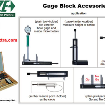 INSIZE Gauge Block Jig Set 6881-S17 (For Multi function Linear Comparison) Range: 0-500mm - Image 9