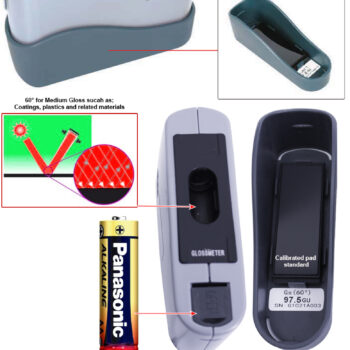INSIZE Glossmeter Bluetooth ISQ-DG6 (ISO 2813, MAV: Φ20x10mm, Res; 0.1GU) Angle; 60°, Range; ≤150GU - Image 4
