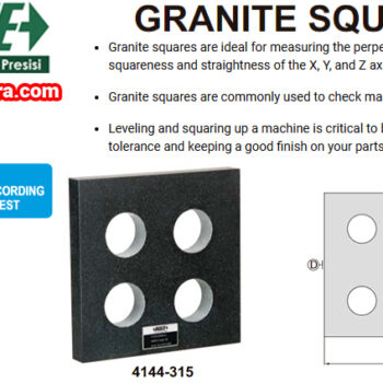 Alternative view of INSIZE Granite Master Square 4144-315, Range; 315mm x 315mm