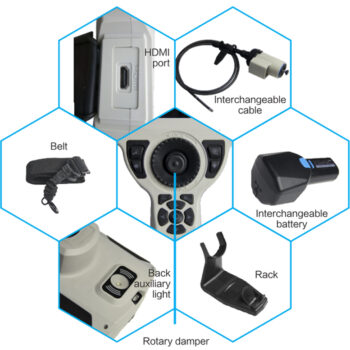 INSIZE High Definition Videoscope ISV-MS724 Tungsten Wire Cable 360° (Camera 1Mpx, USB Rechargable 3 Hours) IP 64, Range; 1,5 Meter, Lens; Ø4.5mm - Image 7