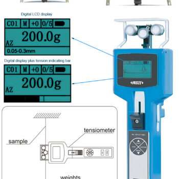 INSIZE Digital Tensiometer ISF-DT Series (For String/Wire, Rechargeable) Range; ≤2.0cN - ≤200daN - Image 3