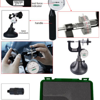 INSIZE Rockwell Hardness Tester Portable ISHR-P151 (Standard ISO 6508, ASTM E18 ) Range: 60kgf - 150kgf - Image 7