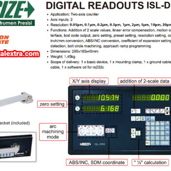 INSIZE Digital Readout Counter ISL-DR2 Two Axis - Image 6