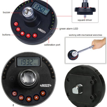 INSIZE Digital Torque Tester with Angle Detector IST-5w Series (Accuracy; ± 1% Clockwise) Range; 6Nm~340Nm - Image 6