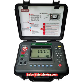 INSIZE Insulation Resistance Tester 9455-TR Series (Standard 61557-2:2007, Resolution; 0.1V) Range;  0.05MΩ～2000GΩ - Image 4