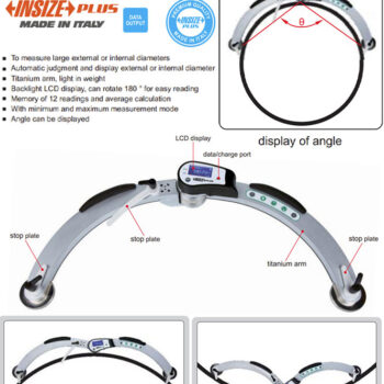 INSIZE Large Diameter Gauge ISQ-RA600 (Res; 0.001'' / 0.01mm) Range; Ø500mm - Ø6000mm - Image 6