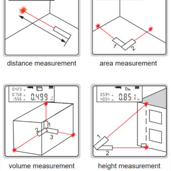 INSIZE Mini Laser Distance Meter 9565-E40 (Type-C, Bluetooth, Laser class II <1mW, Resolution; 0.001mm, 1/16”, 0.001ft) Range; 0.2meter - 40meter - Image 5
