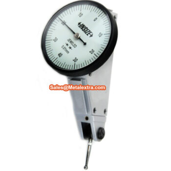 INSIZE Dial Lever Gauge 2399-08 Tilted Face (DIN2270, 0-40-0, Grad 0.01mm) Accuracy 13μm, Range: 0.8mm - Image 2