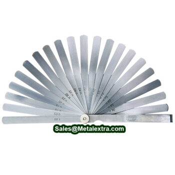 INSIZE Long Feeler Gauges 4605 Series (Swivel Leaf Type, Standard DIN2275/grade TC1) Range: 0.05mm - 1mm