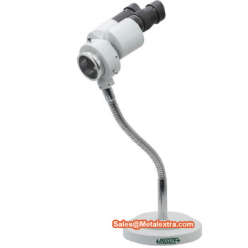 INSIZE Stereo Microscope 5305-ZS80 Long Working Distance (360° Revolving Goose Neck, view field; ⌀20mm) Magnification; 8x - Image 3