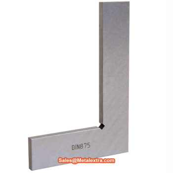 Alternative view of INSIZE Machinist Square Edge 90° 4796 Series (DIN 875 Grade 2, Economic type) Carbon Steel, Range; 50 x 30mm − 500 x 300mm