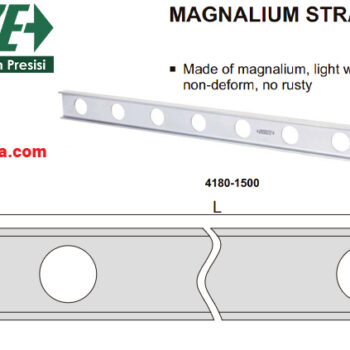 Alternative view of INSIZE Magnalium Straight Edge 4180 Range; 500mm - 6000mm