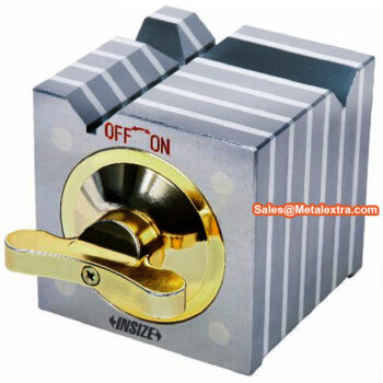 INSIZE Magnetic Square V-Groove 6539 (Force 245N - 490N) Range; ⌀5mm～⌀35mm