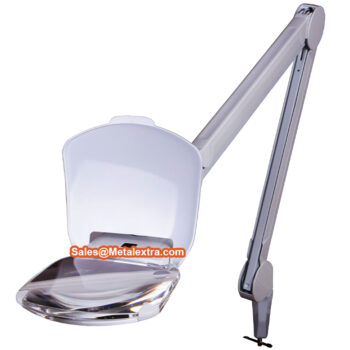 INSIZE Magnifier 7520-320D (LED 6W Rentang lengan 800mm) Lensa Persegi Magnify; 1.75X/6X - Image 6