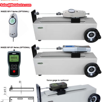 Alternative view of INSIZE Manual Horizontal Force Stand ISF-MH2 Series Horizontal Pull Test load max 1000N