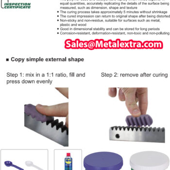 INSIZE Manual Putty ISQ-PUT (Polymer Base) Curing Hardness: 58HA - Image 3