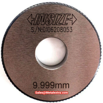 INSIZE Master Ring Gage 6312-xxA Series HIGH ACCURACY (Roundness; ≤0.5µm, Standard DIN2250-1:2008) Range; Ø1.5mm - Ø200mm