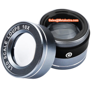 INSIZE Measuring Magnifier Loupe 7527-D1 (Rechargeable Ultraviolet LED lights, Grad; 0.5mm) Lens Ø30mm, Magnify Range; 10x - Image 5