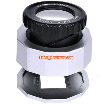 INSIZE Magnifier Loupe 7524-10 (Ultraviolet LED lights, Grad; 0.5mm) Lens Ø30mm, Magnify Range; 10x - Image 7