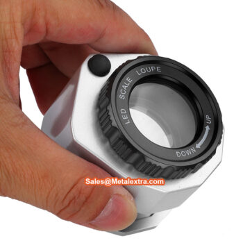 INSIZE Magnifier Loupe 7524-10 (Ultraviolet LED lights, Grad; 0.5mm) Lens Ø30mm, Magnify Range; 10x - Image 4