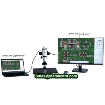 Alternative view of INSIZE Measuring Microscope 5326-S112 Motorized (8Mpx, Res; 3840x2160, 4K 60fps 1/1.8" Inch CMOS, RJ45, HDMI, LCD 27 Inch) Zoom; 23X~232X