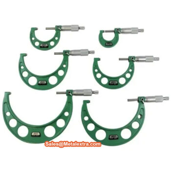 INSIZE Micrometer 3206-300A with Interchangeable Anvil, Graduation: 0.01mm, Ø50mm -  Ø1000mm - Image 3