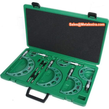 INSIZE Micrometer 3206-300A with Interchangeable Anvil, Graduation: 0.01mm, Ø50mm -  Ø1000mm - Image 5