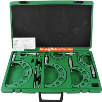 INSIZE Micrometer 3206-300A with Interchangeable Anvil, Graduation: 0.01mm, Ø50mm -  Ø1000mm - Image 4