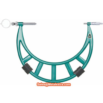 INSIZE Micrometer 3296 with Interchangeable Indicator, Graduation: 0.01mm, Range; Ø100mm -  Ø1000mm