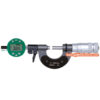 INSIZE Micrometer 3346 with Interchangeable Indicator, Graduation: 5µm, Range; Ø25mm -  Ø300mm