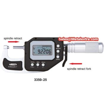 INSIZE Snap Micrometer 3350-WL (WIFI Output, Resolution 0.0002mm) Accuracy; ±1.4μm, IP 65, Range; ⌀25mm - ⌀100mm - Image 3