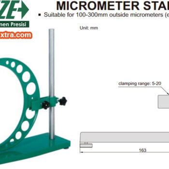 INSIZE Micrometer Stand Holder 6302 (For 100mm - 300mm Micrometer) Gap; ⌀20mm - Image 2