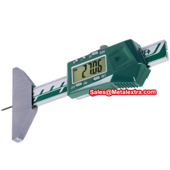 INSIZE Mini Depth Gauge 1140 (Flat Base, Anvil Round Bar Ø1.6mm) Accuracy; ±20µm, Range; ≤25mm - ≤200mm - Image 3