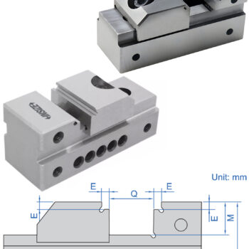 INSIZE Mini Quick Moving Precision Vise 6516-20 With Step (Alloy steel, HRC58-60) Chuck Range; <Ø20mm - Image 4