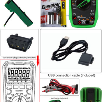 INSIZE Digital Multimeter 9215-E510 NCV Detection (USB, Resolution; 0.01mA/0.1mV/1mV/10mV/0.1V) Category CAT III 1000V, CAT IV 600V, AC Range; 220 µA - 20A - Image 7