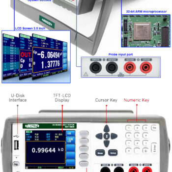 INSIZE DC Resistance Tester 9651-RM20 (RS232 Data Output, Resolution; 0.001mΩ - 0.0001MΩ) Range; 2μΩ - 20MΩ - Image 4