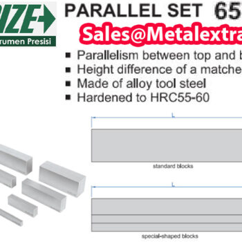 Alternative view of INSIZE Parallel Set 6576-9A (55-60 HRC), Range: 100mm, 150mm, 200mm