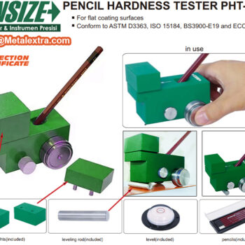 INSIZE Pencil Hardness Wolff-Wilborn Tester PHT-C751 (ASTM D3363, ISO 15184) Range; 4B - 6H - Image 3