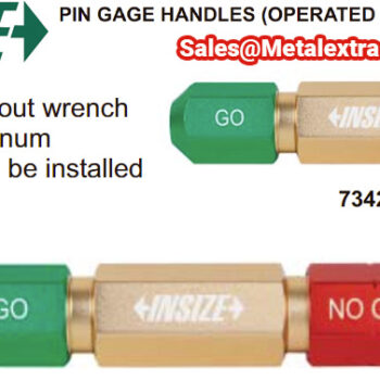 INSIZE Pin Gauge Handle 7342 (Alumunium, Color Coated) Range; Ø0.3mm - Ø25.4mm - Image 4