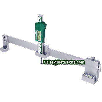 Alternative view of INSIZE Point Rail Lowering Depth Gauge 4986-100 (Spirit Level Angle 90°, Resolution 0.01mm) Accuracy ±0.1mm, Range; -10~40mm/-0.4~1.6"