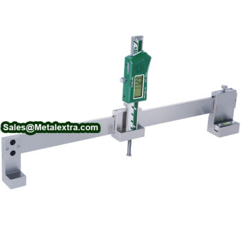 INSIZE Point Rail Lowering Depth Gauge 4986-100 (Spirit Level Angle 90°, Resolution 0.01mm) Accuracy ±0.1mm, Range; -10~40mm/-0.4~1.6" - Image 3