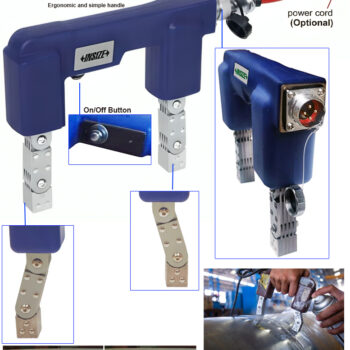 INSIZE Portable AC Magnetic Powder Flaw Detector MPI-M510 (ISO 9934, Duty Cycle; 50%, max on time is 90 seconds) Magnetic Range; > 2kA/m - Image 3