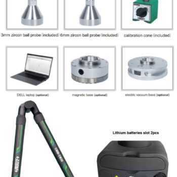 INSIZE Measuring Arm Machine CMM-CM Series (ISO 10360-12, Res; 0.1μm) 7-Axis, Accuracy ±25μm, Range;  1500nn - 4500mm - Image 7